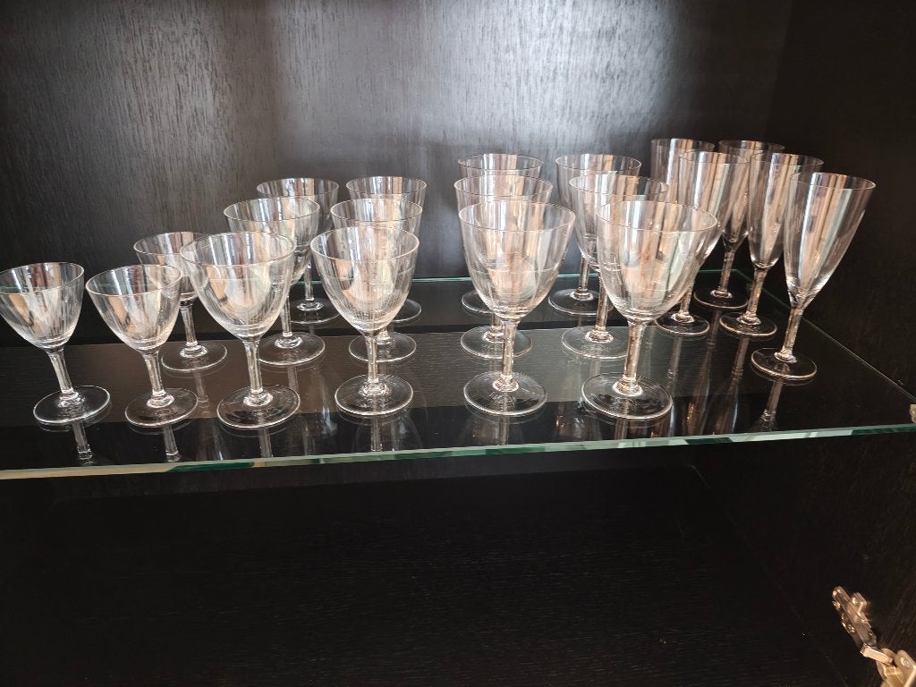 Vintage glazen set, Verzamelen, Ophalen of Verzenden