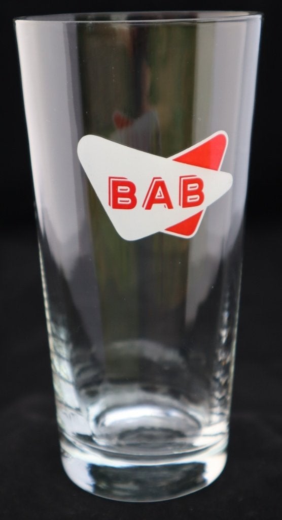 Zeldzaam vintage BAB bierglas – Brouwerij Aigle-Belgica, Verzamelen, Biermerken, Ophalen, Zo goed als nieuw, Glas of Glazen, Overige merken