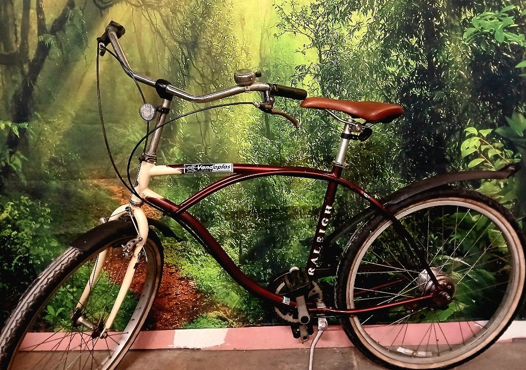 Raleigh Western Classic vintage, 47 à 51 cm, Cruiser, Frein à tambour, Acier
