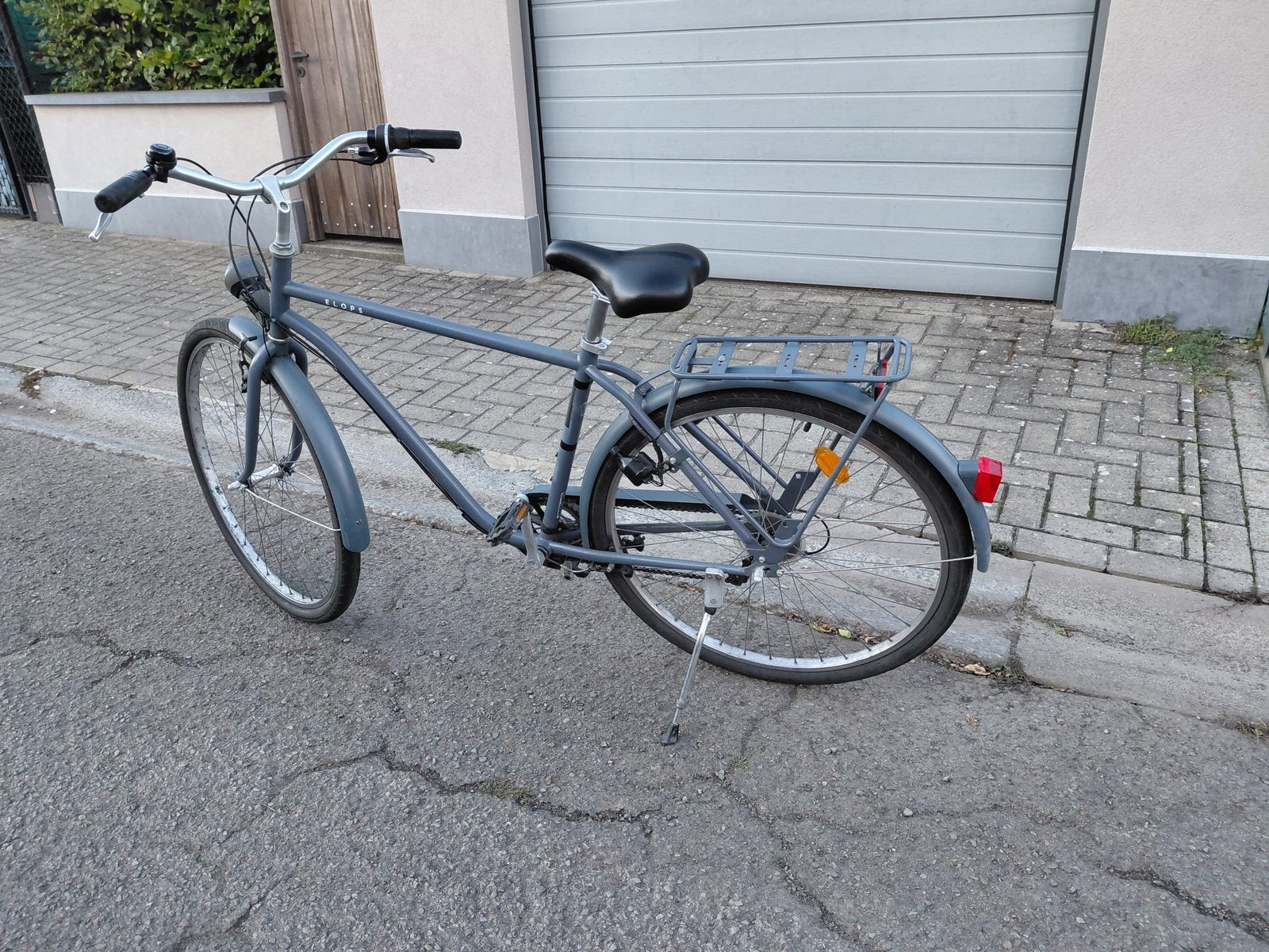 Herenfiets Elops, Gebruikt, Velgrem, Versnellingen, 53 tot 57 cm