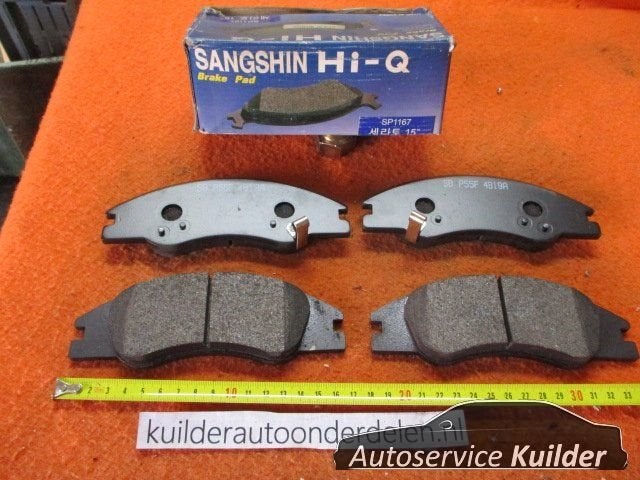 Remblokken voorzijde Kia Serato I BP1498 Sangshin bp1167  58, Kia, -, -, Nieuw