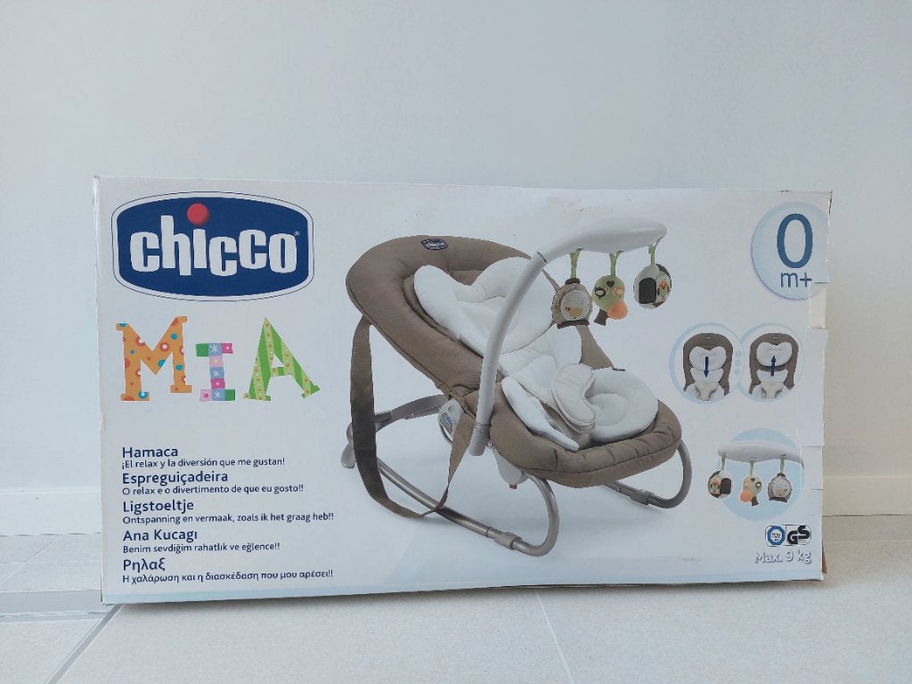 Chicco wipstoel relax ligstoeltje schommelstoel, Ophalen, Gebruikt, Wipstoel, Met gordel(s) of riempje(s)