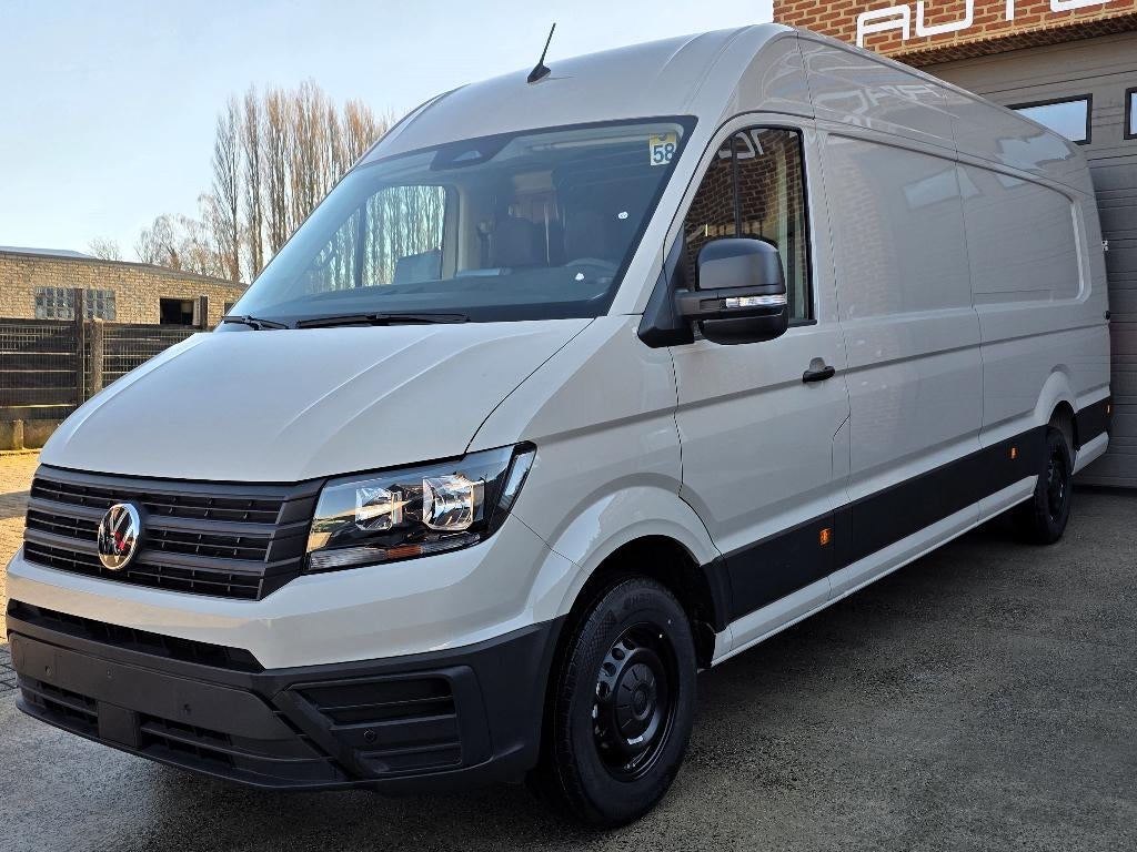 VW Crafter L5H3 XXL - NIEUW 0KM 2026 - Ascot Grey, Auto's, Voorwielaandrijving, Stof, Volkswagen, 3000 kg