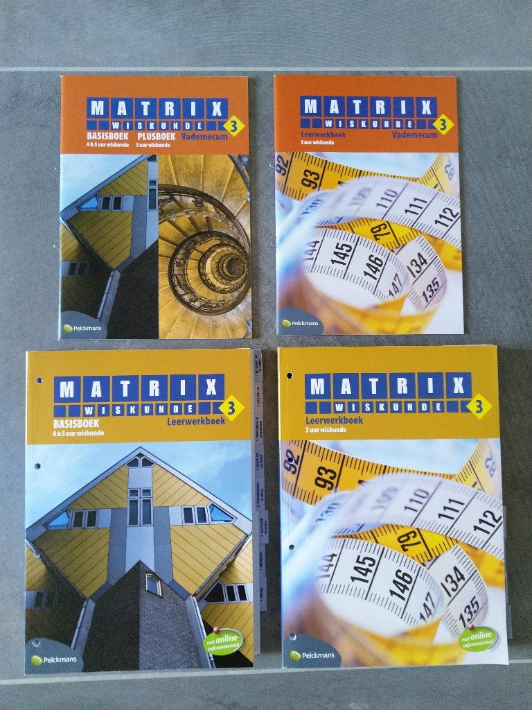 Matrix: boeken wiskunde voor het 3de jaar so, Livres, Livres scolaires, Neuf, Enlèvement