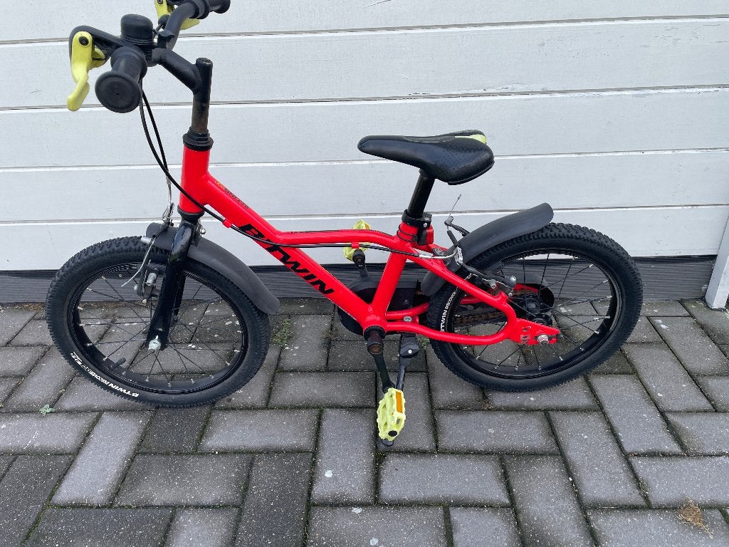 kinderfiets, Fietsen en Brommers, Fietsen | Kinderfietsjes, Ophalen, Gebruikt, 16 tot 20 inch, Btwin Decathlon