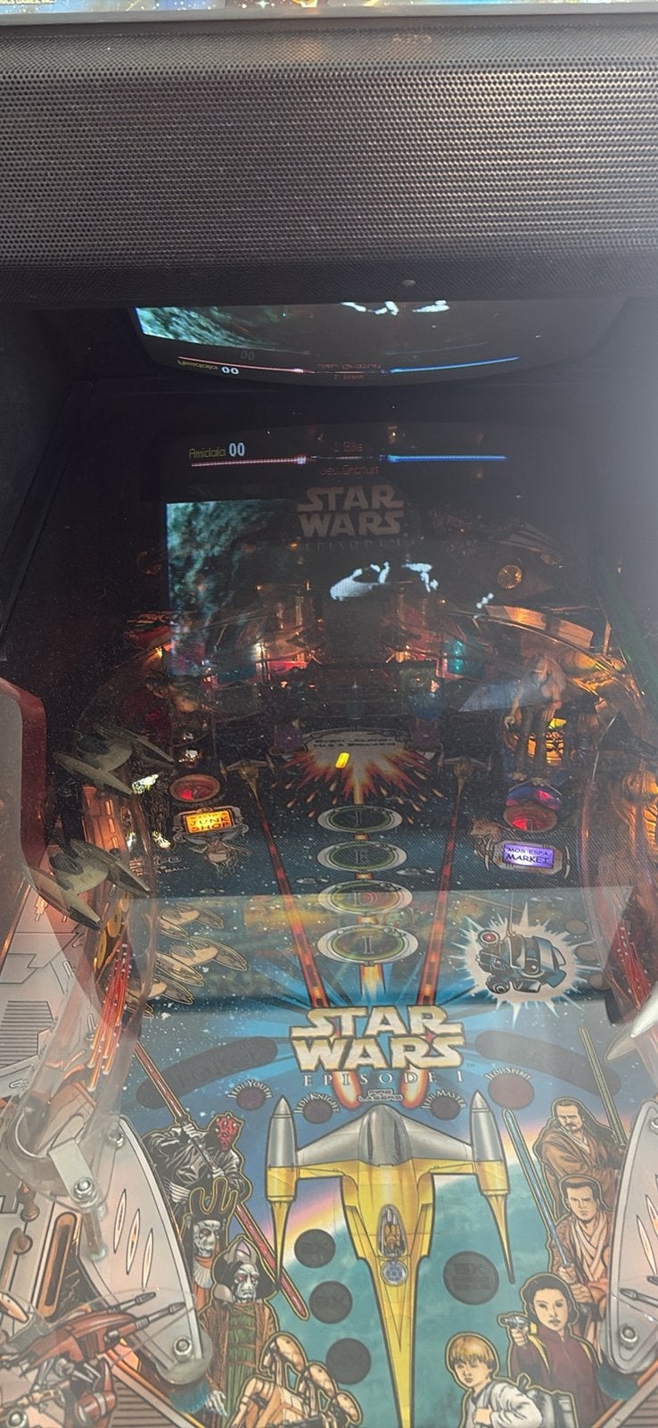 Flipper star wars la menace fantome, Collections, Machines | Flipper (jeu), Enlèvement, Comme neuf, Électronique, Flipper (jeu)