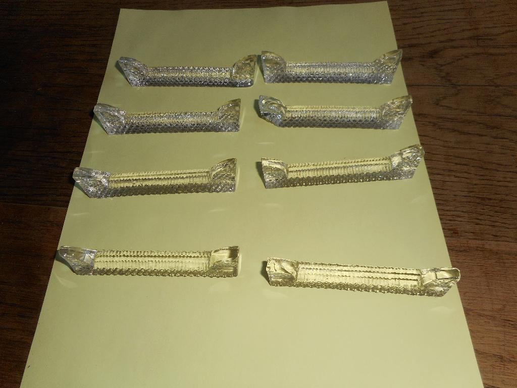 8 porte couverts, Enlèvement ou Envoi, Comme neuf, Verre, Classique