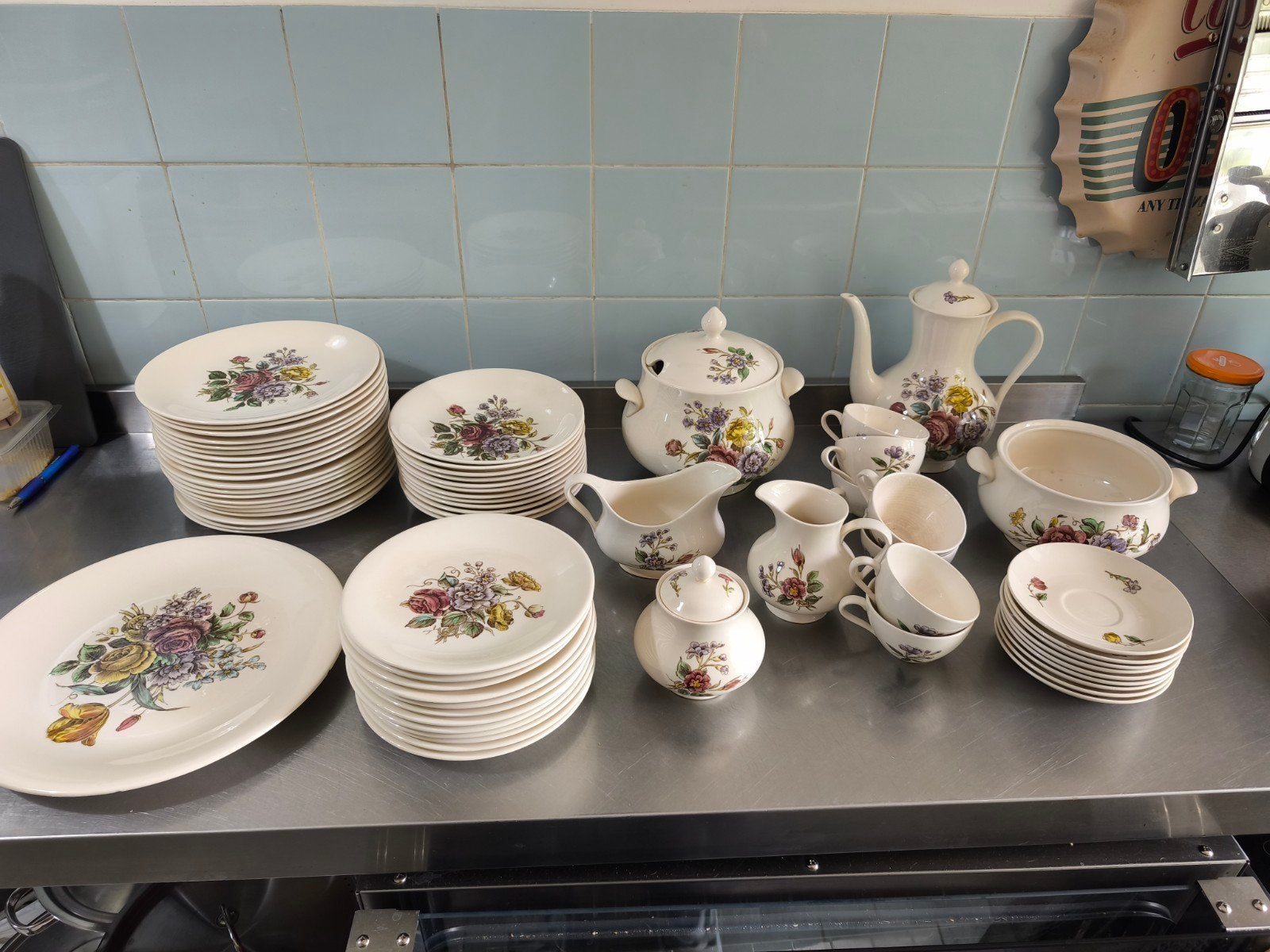 Service Villeroy et Boch Bouquet, Antiek en Kunst, Antiek | Servies compleet, Ophalen