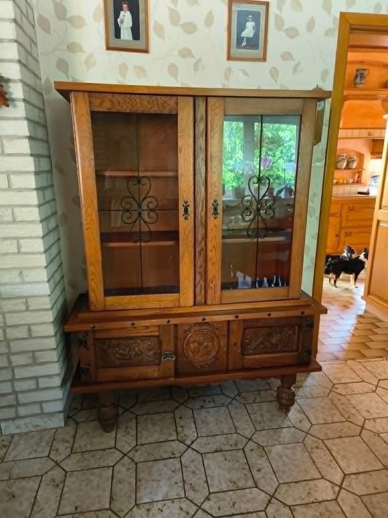 vitrine double corps, Ophalen, Gebruikt, 150 tot 200 cm, 150 tot 200 cm
