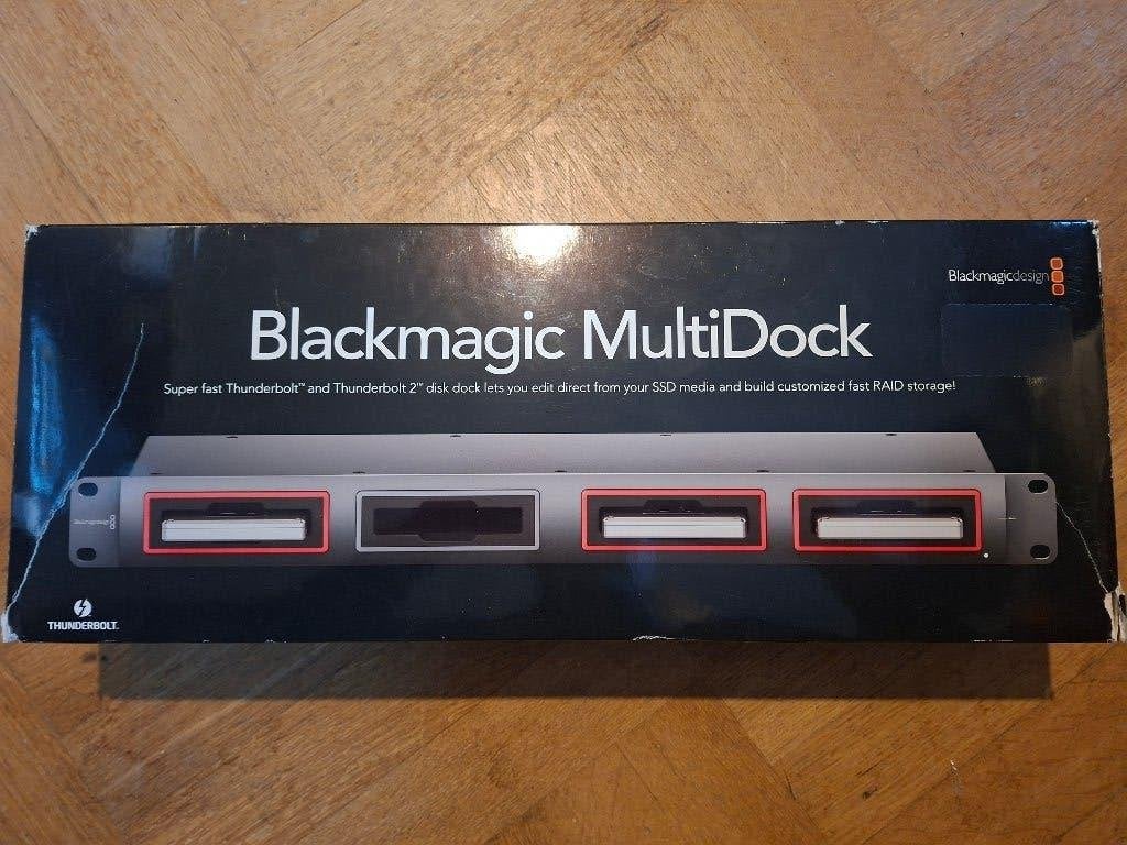 Blackmagic Multidock 1, Computers en Software, Thunderbolt, Gebruikt, Server, SSD