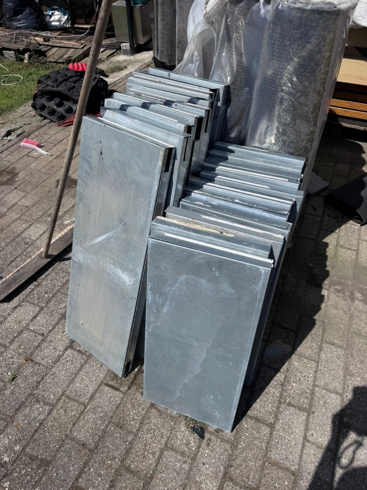 zink plaat, Doe-het-zelf en Bouw, Ophalen of Verzenden, Gebruikt