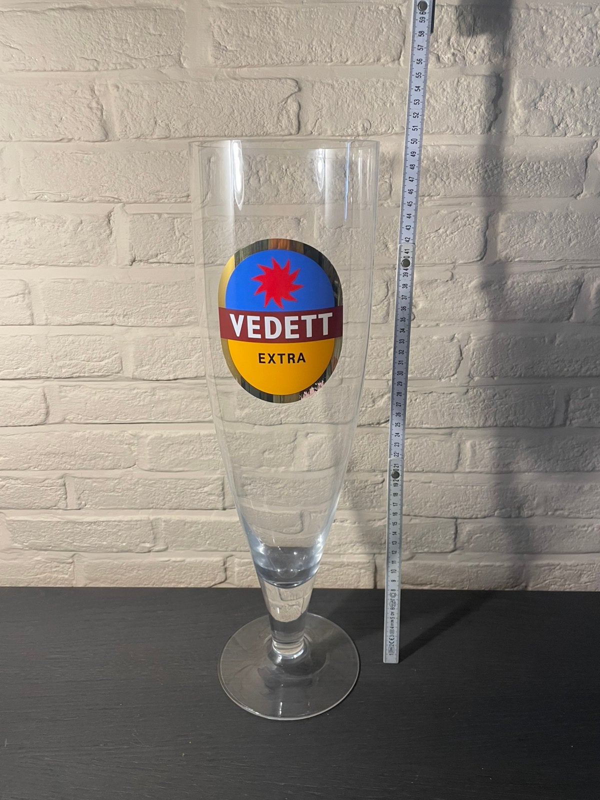 XXL 3 liter vedett bierglas, Ophalen
