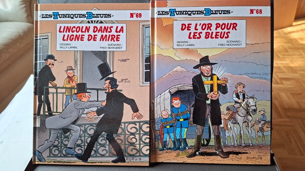 BD tuniques bleues avec dedicace, Livres, Plusieurs BD, Envoi, Neuf, Lambil & Cauvin