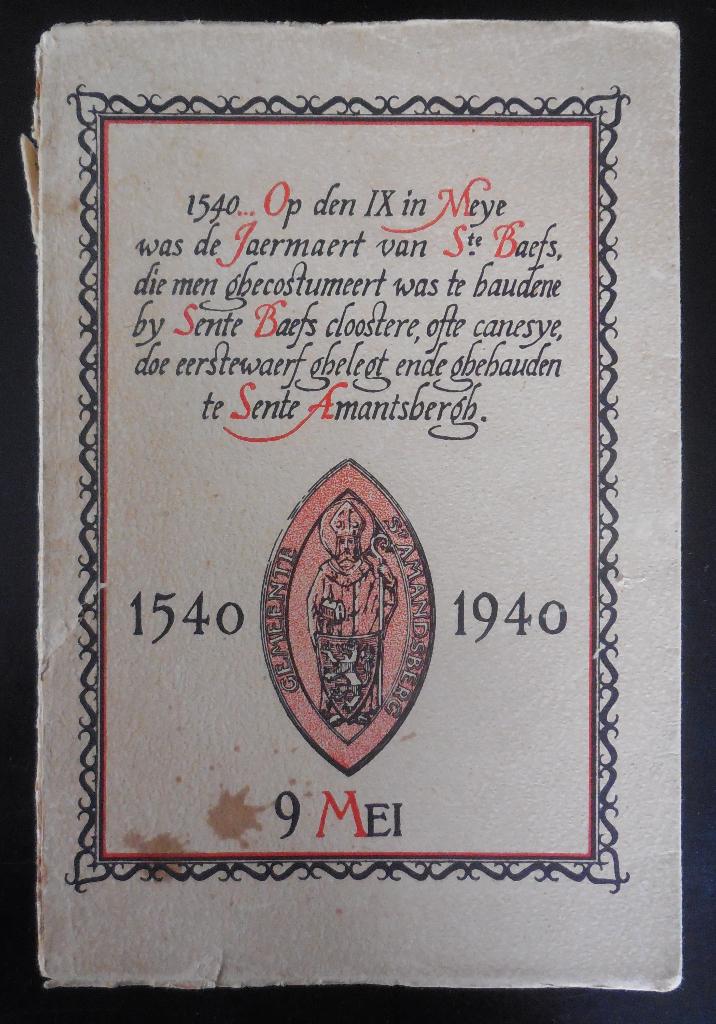 1540-1940 Sint Amandsberg - 1940, Ophalen of Verzenden, Gelezen