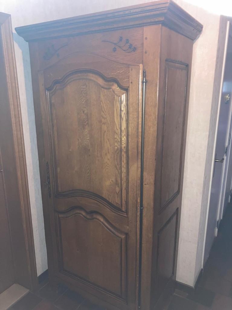 vestiairekast, Ophalen