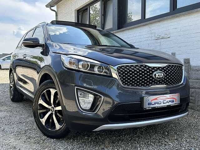 Kia Sorento 2.2 CRDi AWD Fusion 7pl. FULL OPTIONS/TOIT, Autos, Kia, Argent ou Gris, 174 g/km, Entreprise, 7 places