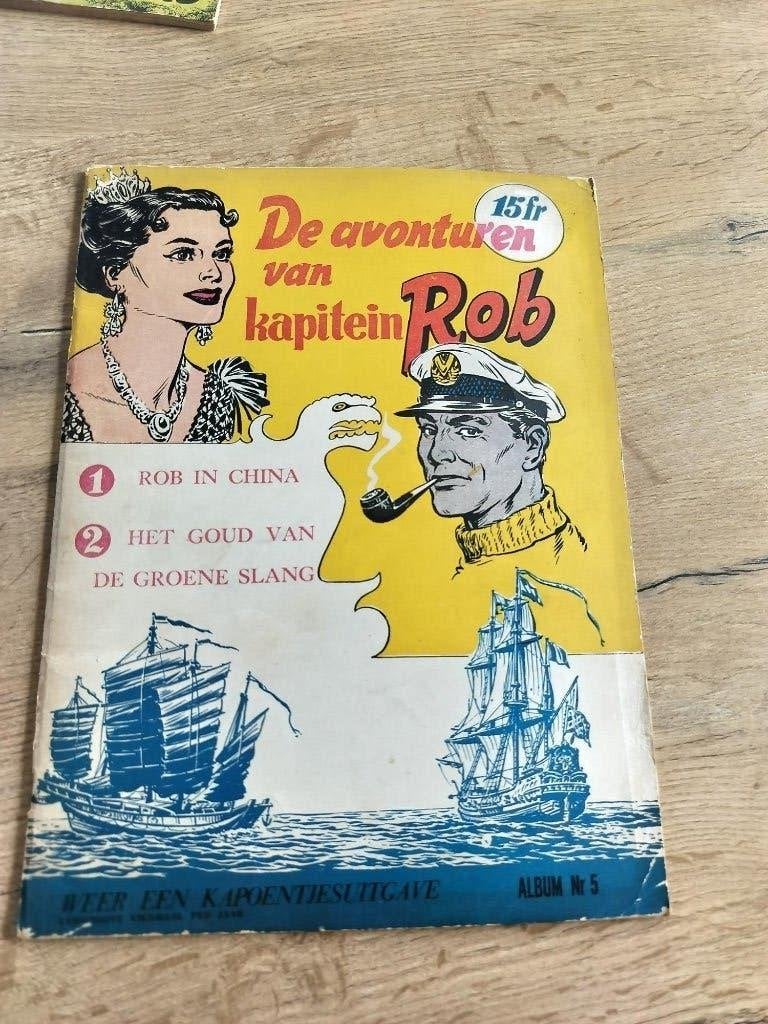 kapoentje de avonturen van kapitein rob 5 1ste druk, Ophalen of Verzenden