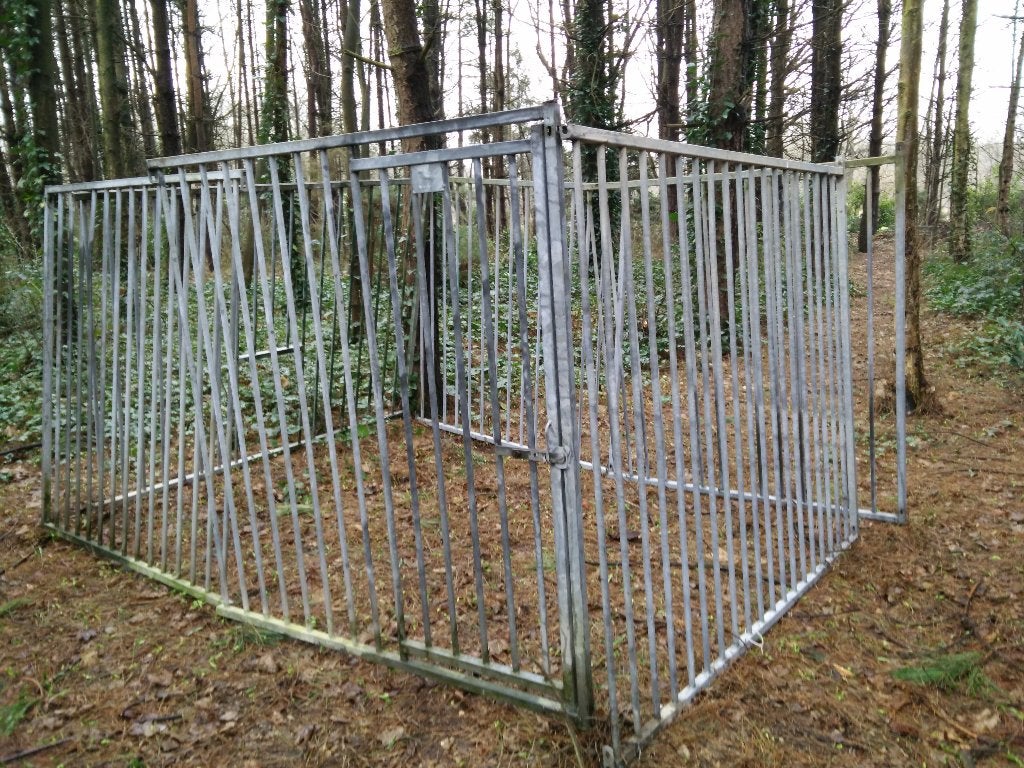 Hondenren 5m² met deur + hondenhok opening, Ophalen, Hondenkennel, 100 cm of meer, 110 cm of meer