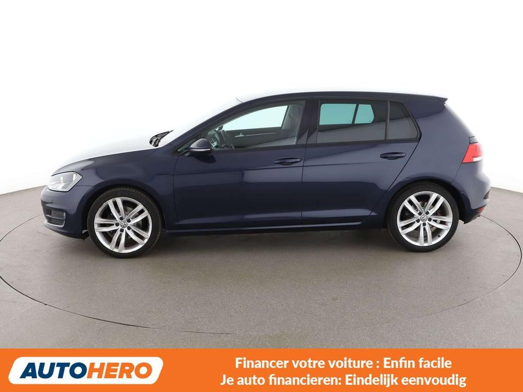 Volkswagen Golf 1.4 TSI Highline BlueMotion Tech (bj 2016), Auto's, Voorwielaandrijving, Gebruikt, 1225 kg, Blauw