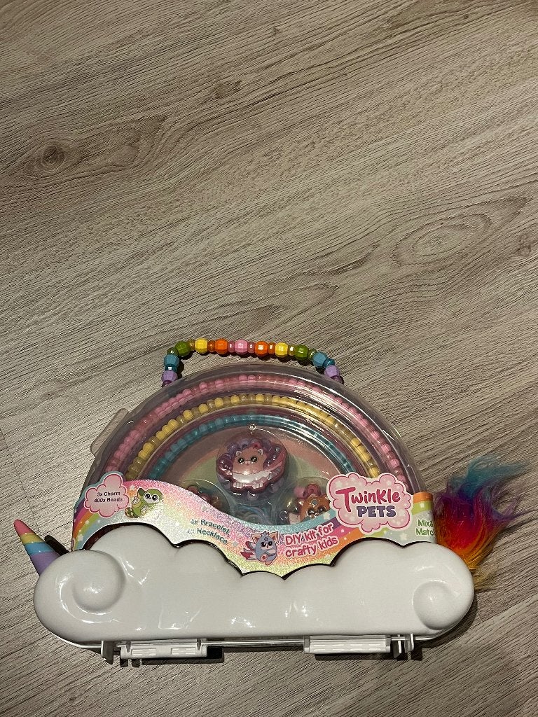Kralenset in unicorn opbergbox “Twinkle Pets”, Ophalen of Verzenden, Nieuw, Overige typen