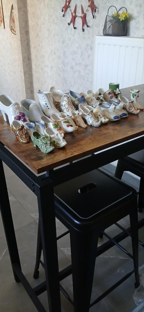 Chaussures anciennes porcelaine, le lot., Enlèvement