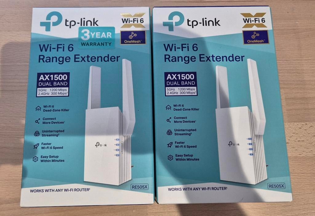TP-LINK range extender wifi 6, Ophalen