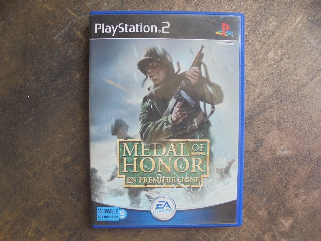 Medal Of Honor Première Ligne voor PS2 (zie foto's)!!LEZEN!!, Shooter, Enlèvement ou Envoi, 1 joueur, À partir de 12 ans