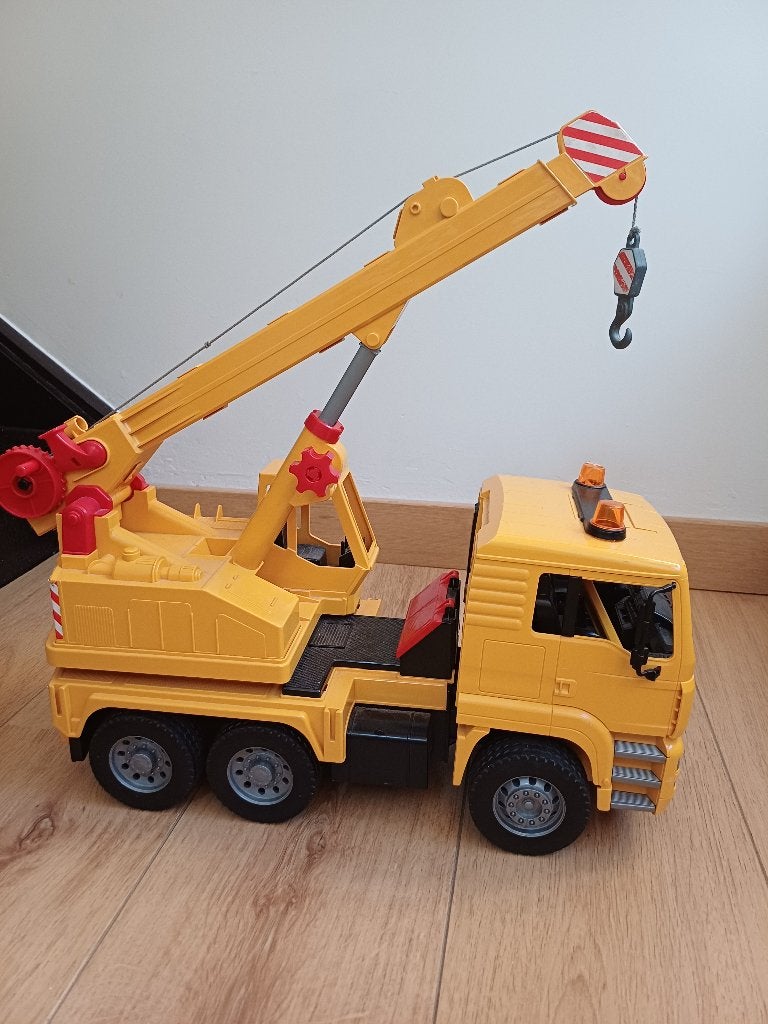 Bruder kraanwagen, Ophalen, Gebruikt
