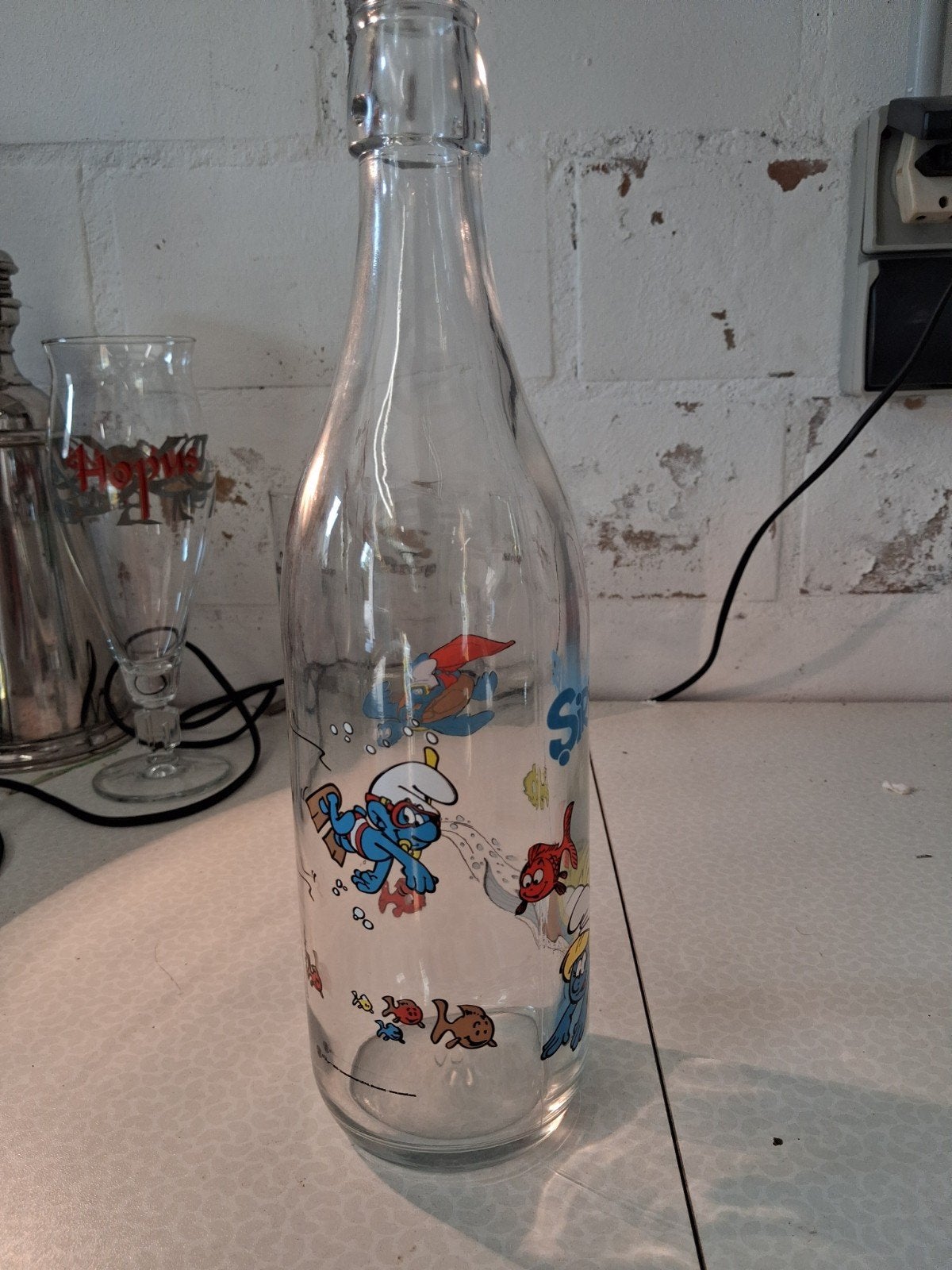 fles smurfen, Collections, Enlèvement ou Envoi, Schtroumpfs