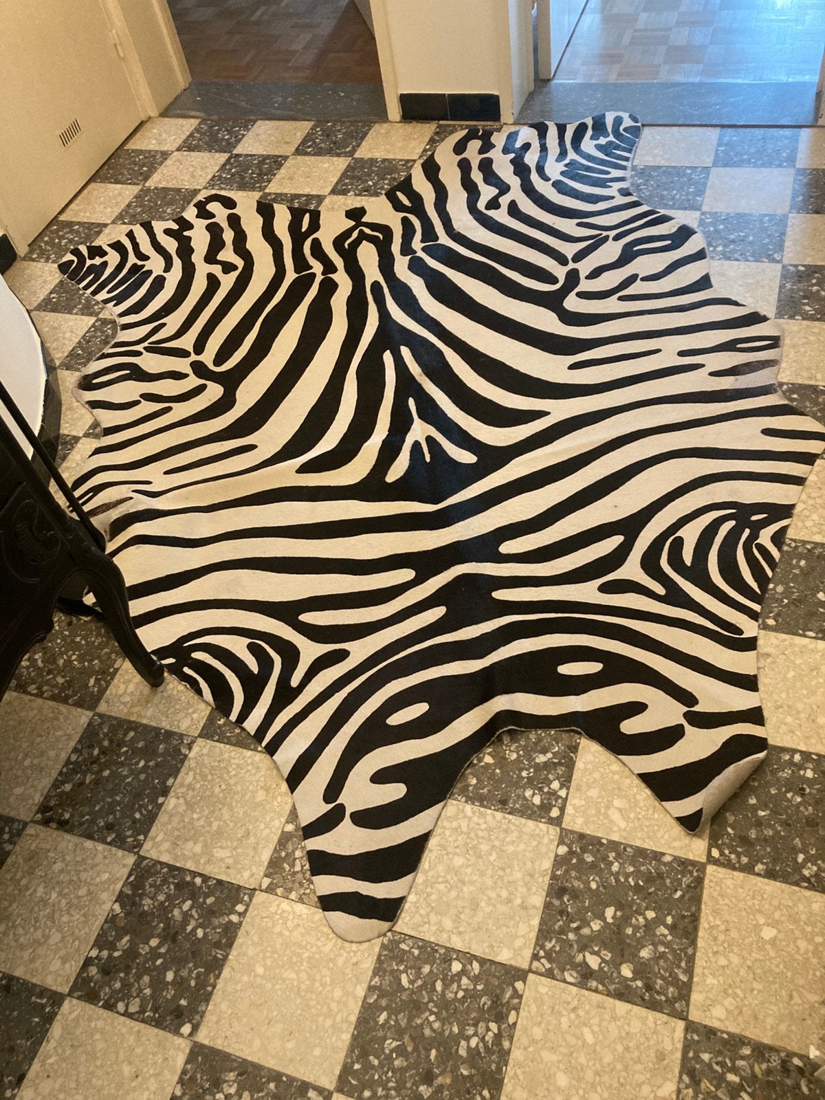 Zebravel, Ophalen, Gebruikt, Zwart