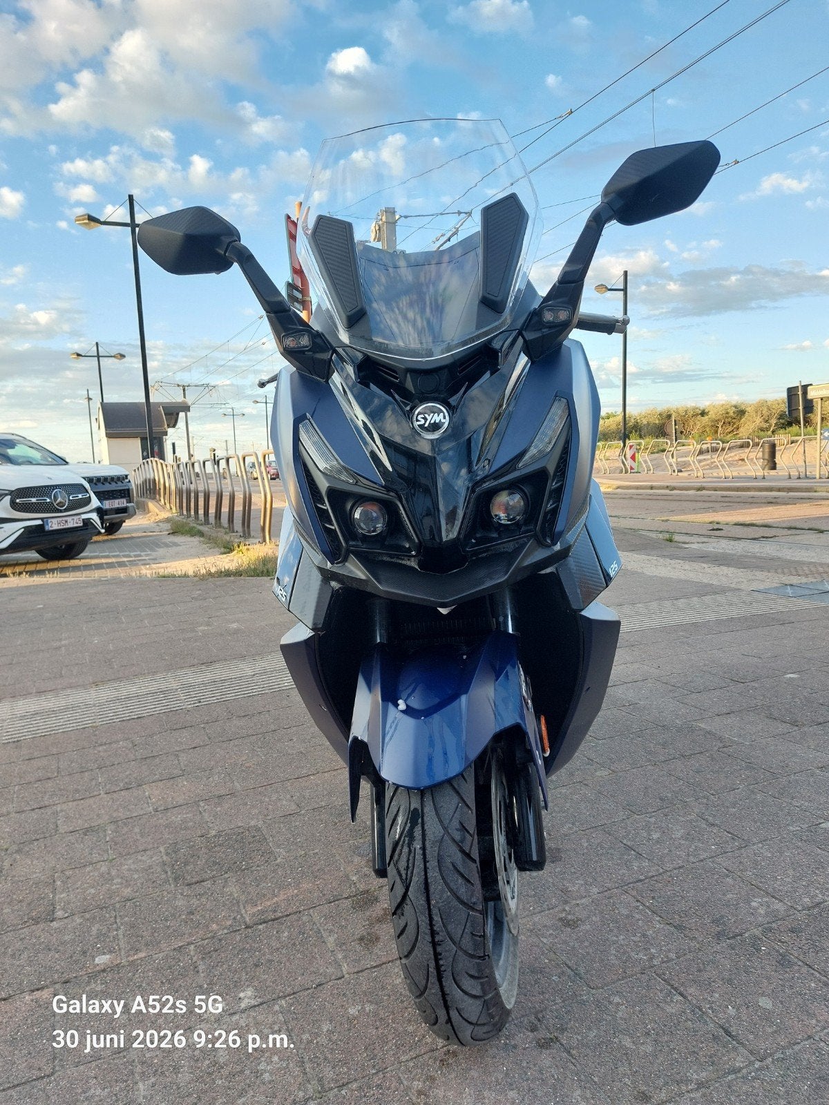 moto scooter sym 125cc blauw, Ophalen