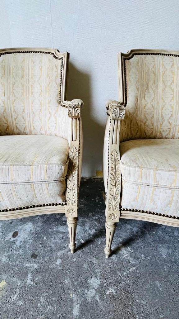 2 sièges Louis XVI, Antiquités & Art, Antiquités | Meubles | Chaises & Canapés, Enlèvement