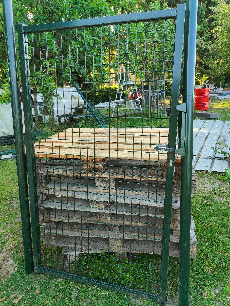 bekaert  Tuinpoort 100 x 180 incL palen, Ophalen, Gebruikt, 100 tot 150 cm, Draaipoort