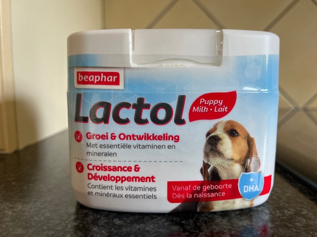 Puppy melk, Ophalen, Hond