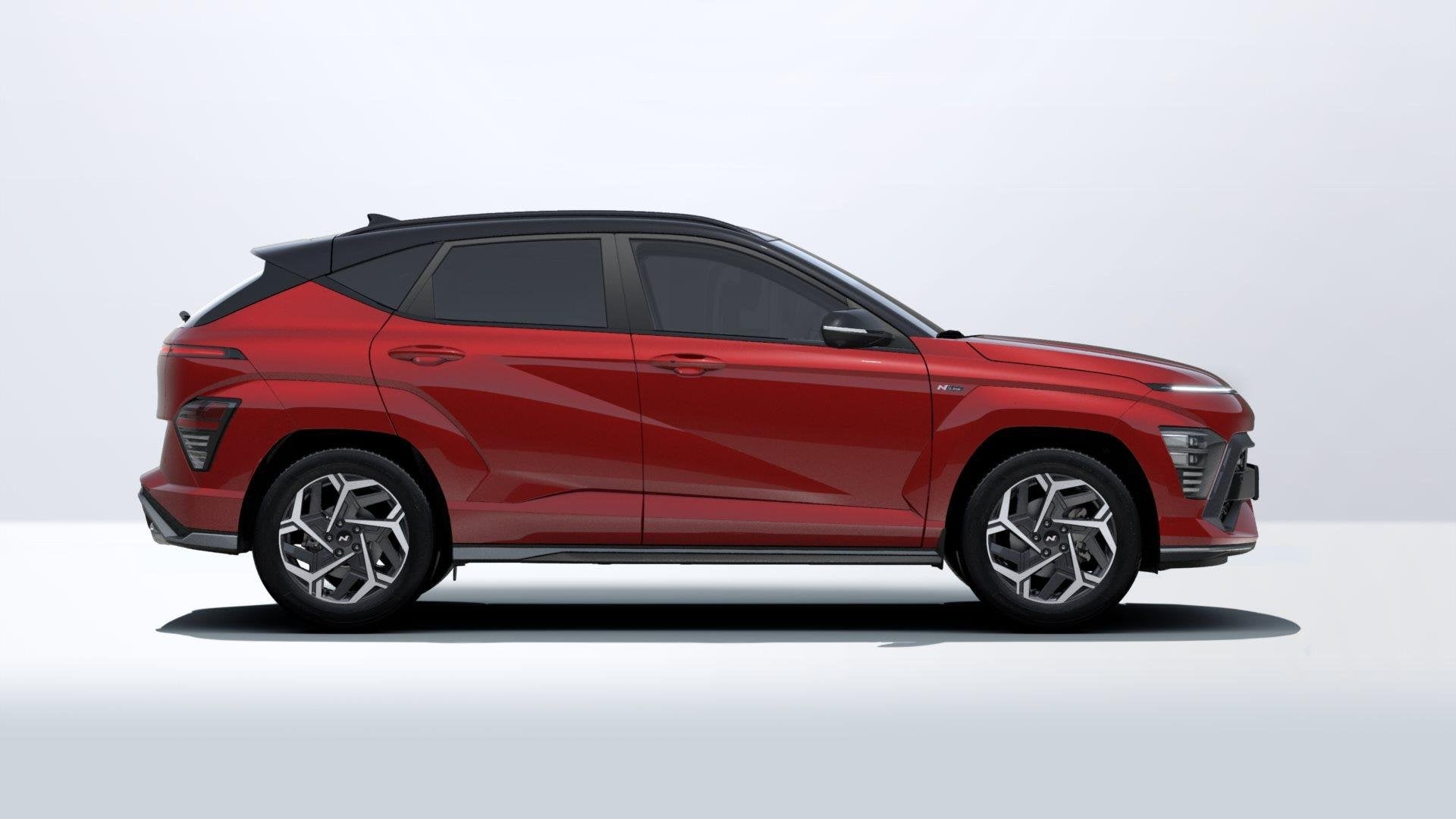 Hyundai KONA Shine N-Line 129 (automatique), Autos, Rouge, Entreprise, Noir, 5 portes