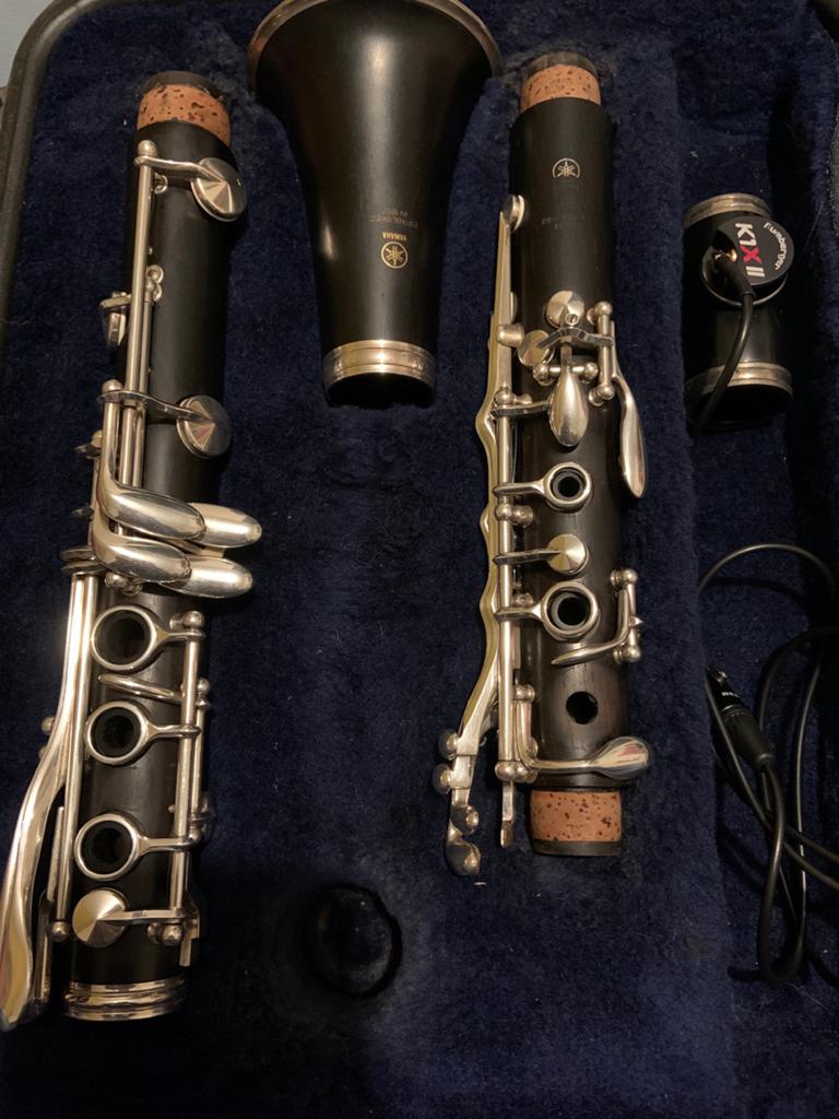 Yamaha 450 klarinet, Muziek en Instrumenten, Blaasinstrumenten | Klarinetten, Ophalen of Verzenden, Zo goed als nieuw