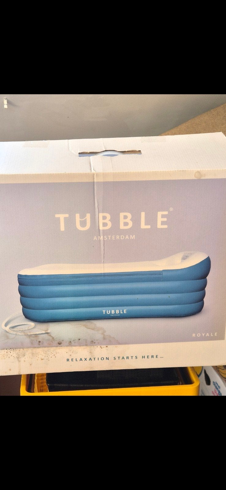 tubble opblaasbaarbad TOPSTAAT, Ophalen