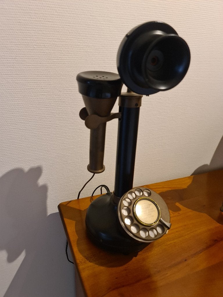 Téléphone vintage, Télécoms, Enlèvement, Utilisé, Avec cadran rotatif