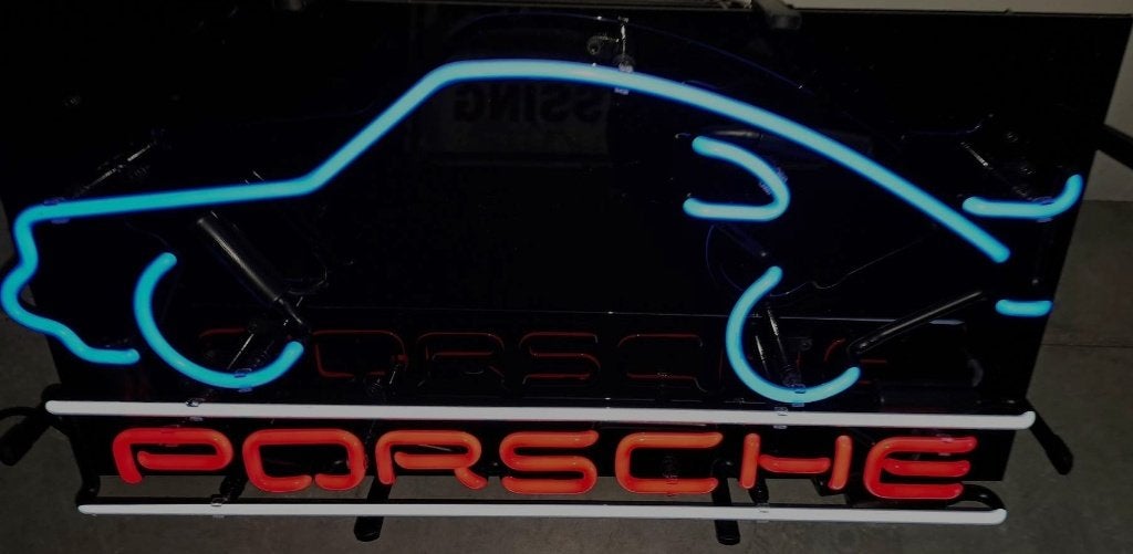 Porsche 911 neon licht reclame mancave garage showroom deco, Verzamelen, Merken en Reclamevoorwerpen, Ophalen of Verzenden, Nieuw