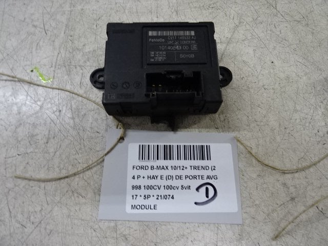 COMPUTER Ford B-Max (JK8) (01-2012/12-2017) (C1VT14B531AJ), Gebruikt, Henry-Ford-Straße  1
50735  Köln, DE, Ford-Werke GmbH, Kunden@ford.com