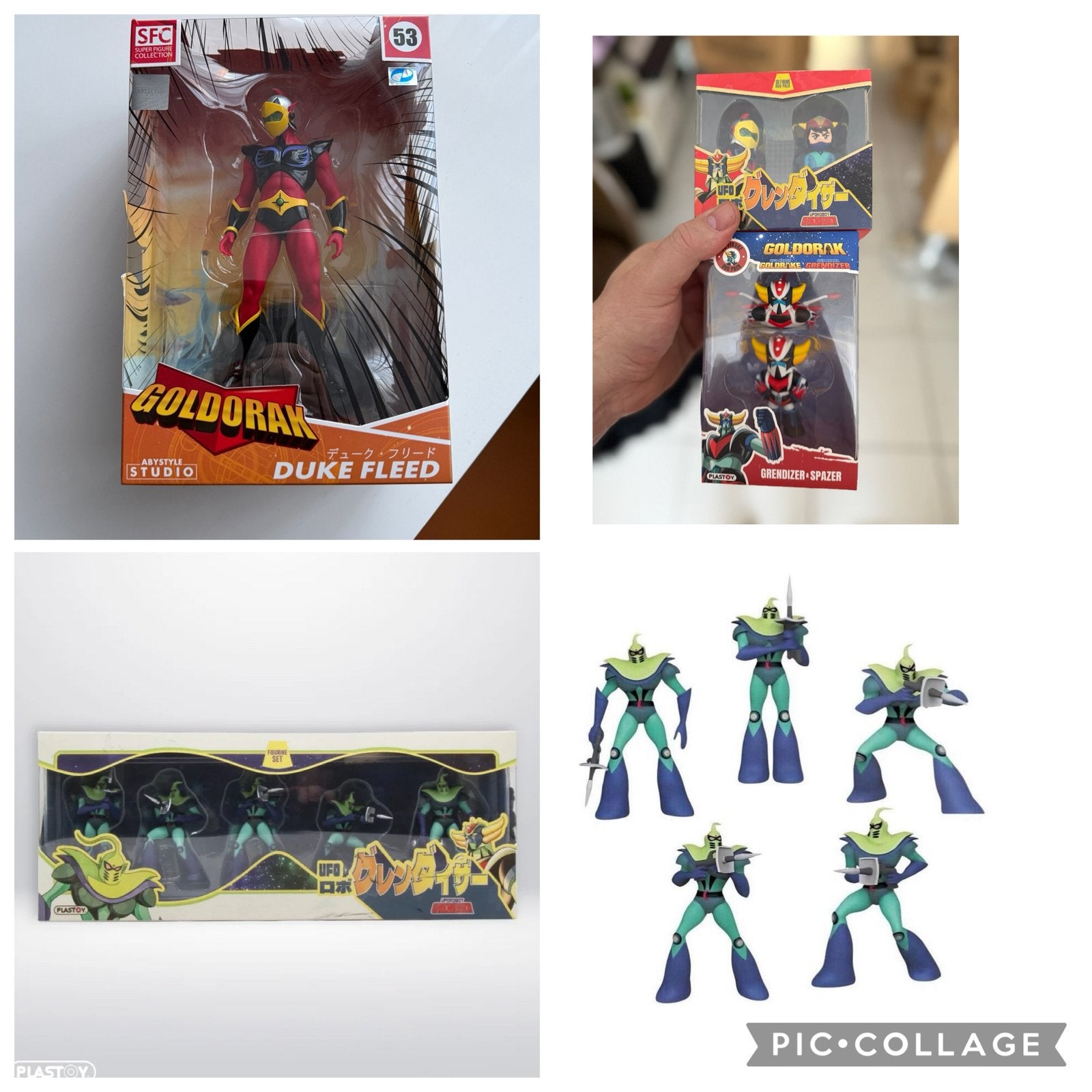 Goldorak figurine diverses elles sont toutes neuves en boîte, Enlèvement, Neuf
