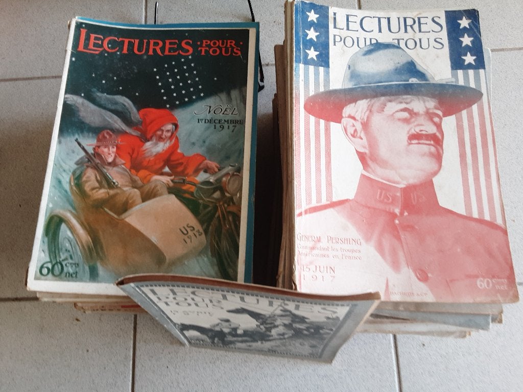 Groot lot WW1 kranten/tijdschriften 1914-1918, Ophalen