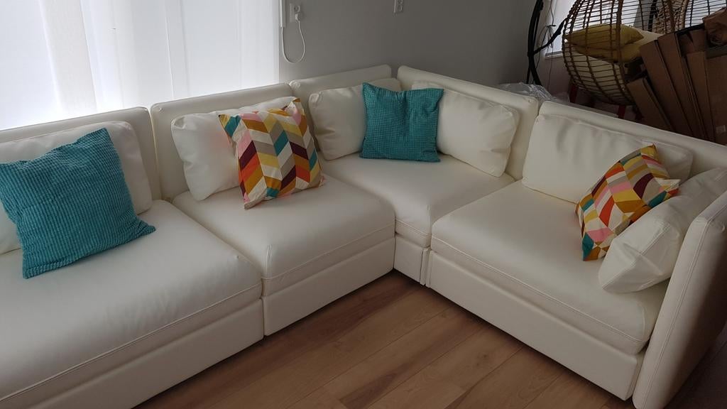 IKEA Vallentuna Modulaire Hoekbank - 3x Bed, 1x Opberger, Huis en Inrichting, Zetels | Complete zithoeken, Ophalen