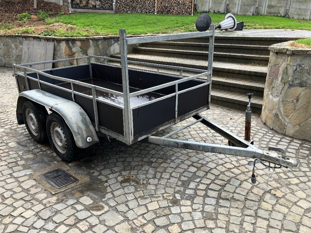 aanhangwagen remorque dubbelasser binnenbak 2.50/1.25, Enlèvement, Comme neuf