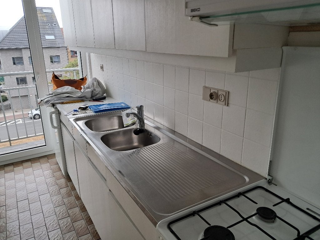 gratis keukenmeubel incl dampkap en inox, Ophalen, Gebruikt, Overige materialen, Wit