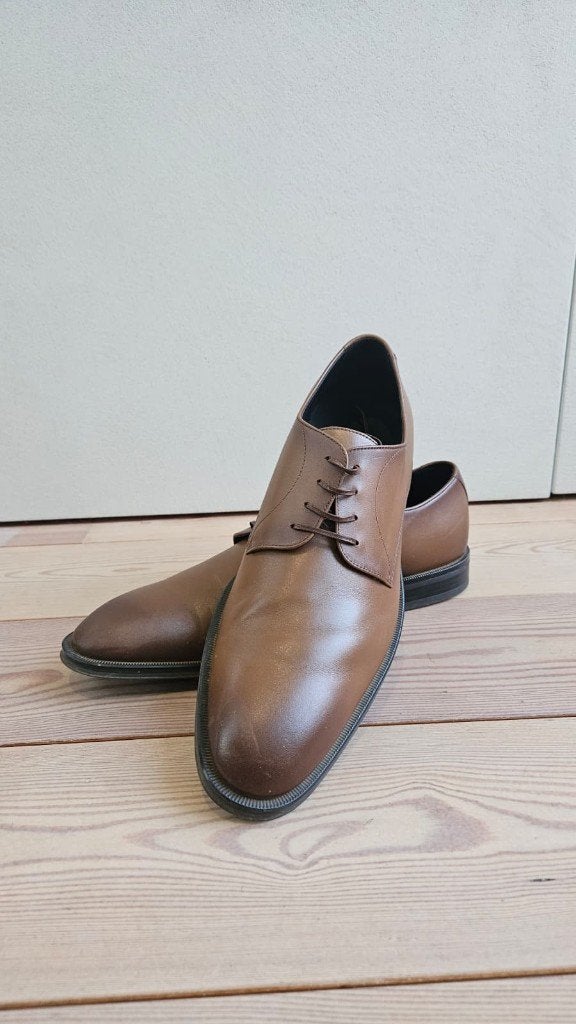 BOSS Derrek Herenschoenen maat 45, Kleding | Heren, Schoenen, Bruin, Ophalen of Verzenden, Zo goed als nieuw, Hugo Boss