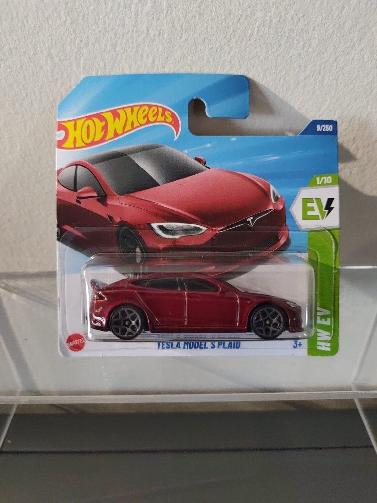 Hot Wheels Tesla Model S Plaid 9/250, 1/10, HYW86, 2025, Enlèvement ou Envoi, Neuf, Voiture