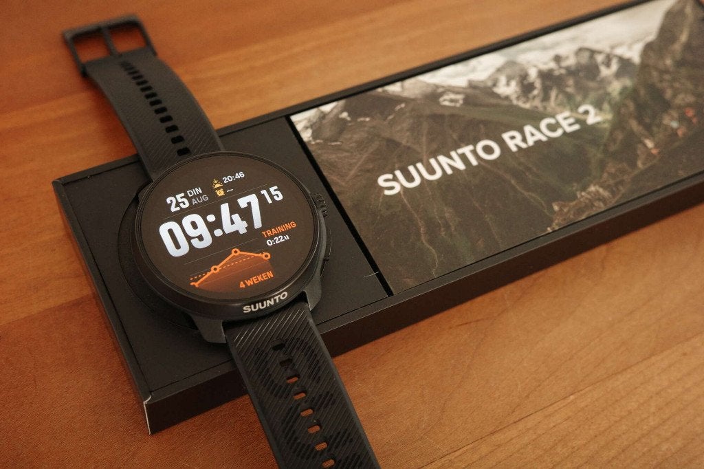Suunto Race 2 multisport GPS hartslag sporthorloge, Ophalen, Zwart, Nieuw, Suunto