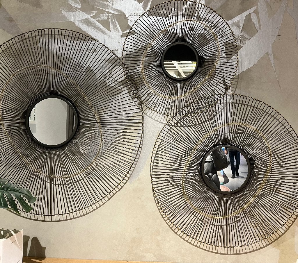 Miroirs, Maison & Meubles, Accessoires pour la Maison | Miroirs, Neuf, Moins de 100 cm, Rond, Enlèvement