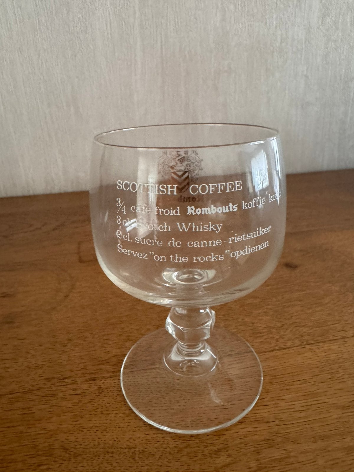 Vintage glazen voor irish, scottisch,… Rombouts, Verzamelen, Glas en Drinkglazen, Ophalen, Zo goed als nieuw, Overige typen